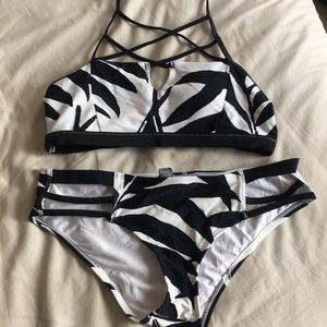 Aerie halter bikini swimsuit